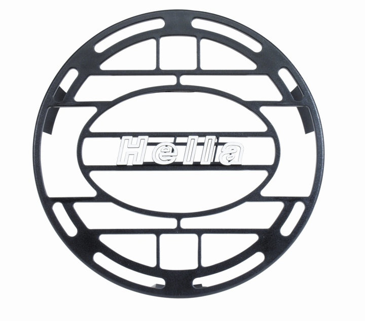 Hella Stone Shield Round Plastic Black Hella Logo Light Cover  (MOQ 10)