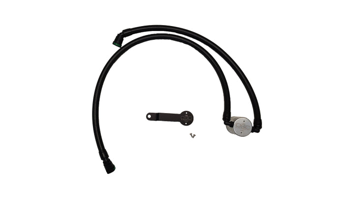 J&L 17-25 Chrysler Pacifica/20-25 Chrysler Voyager Oil Separator PCV Side - Clear Anodized