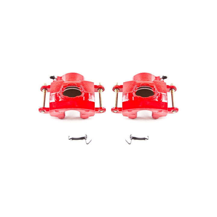 Power Stop 94-96 Chevrolet Impala Front Red Calipers w/o Brackets - Pair