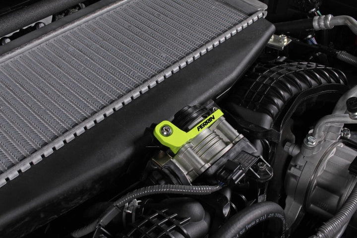 PERRIN 22-26 Subaru WRX / 19-25 Ascent / 20-25 Outback & Legacy Turbo TMIC Bracket - Neon Yellow
