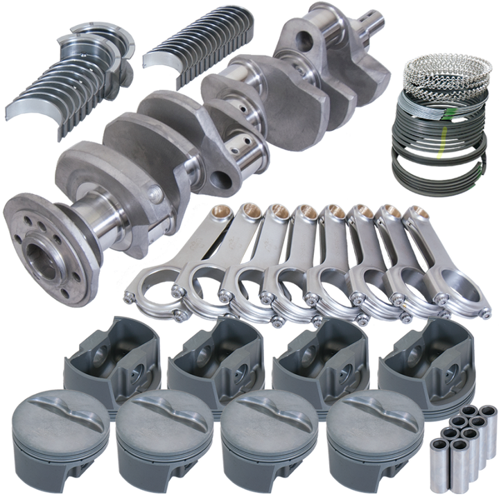 Eagle SBC 350 Competition Rotating Assembly 3.750in Stroke 5.700in Rods Forged Pistons .030 Overbore