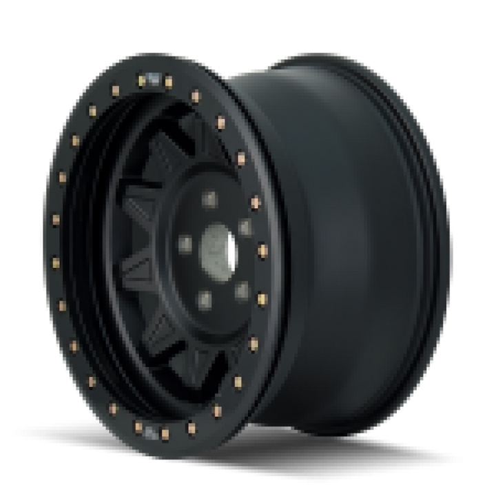 Dirty Life 9302 Roadkill 17x9/8x170 BP/-14mm Offset/130.8mm Hub Matte Black Wheel - Beadlock