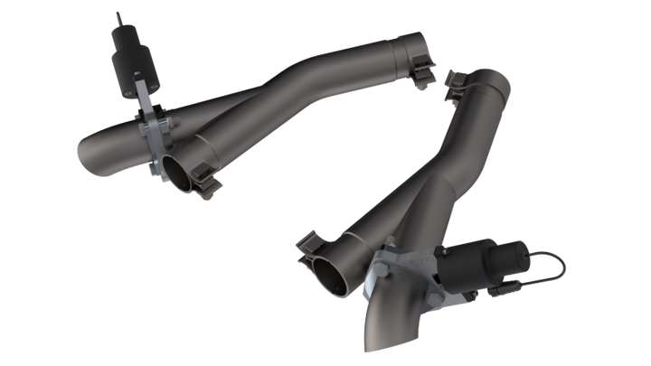2011-2024 Dodge Durango 5.7L QTP Aggressor Cutout Pipes