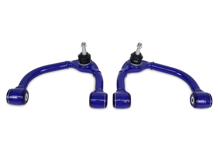 SuperPro 2021+ Ford F150 Fixed Offset Front Upper Control Arm Set