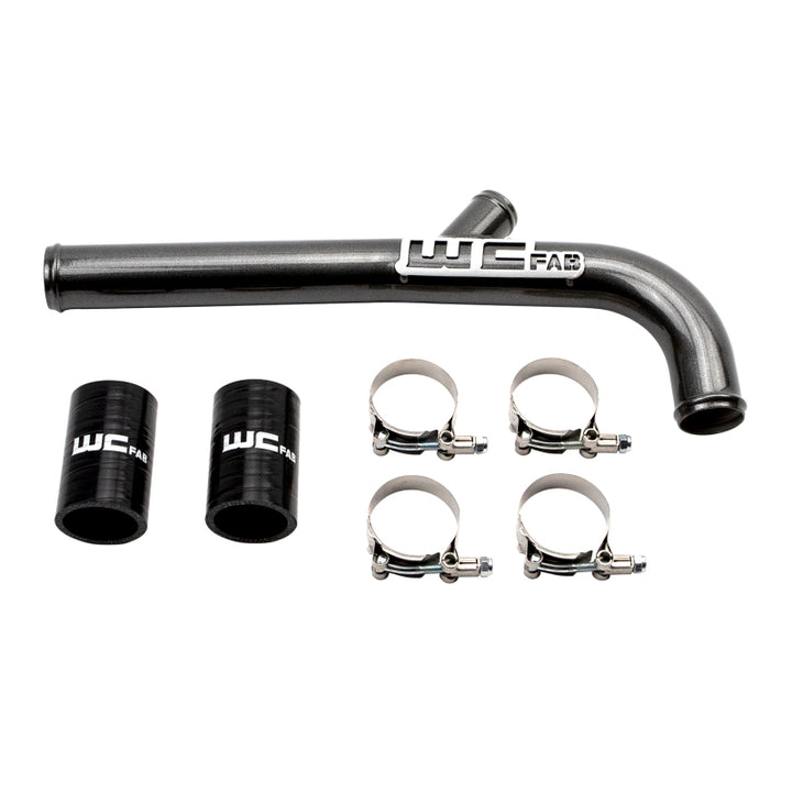 Wehrli 13-15 Dodge Cummins 6.7L w/Dual Radiator Upper Coolant Pipe - Bronze Chrome