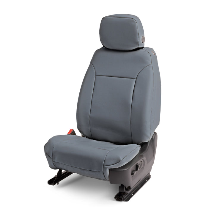 Covercraft 20-23 Toyota Tacoma Leatherette PrecisionFit Custom Front Row Seat Covers - Med Grey
