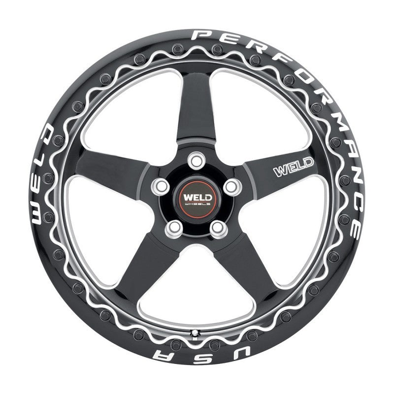 Weld Magnum Import 13x10 / 4x100mm BP / 5in. BS Black Wheel - Black Single Beadlock MT