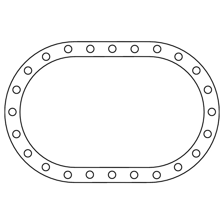 Cometic Fuel Cell .062in Fiber Filler Gasket - 24 Bolt - Oval