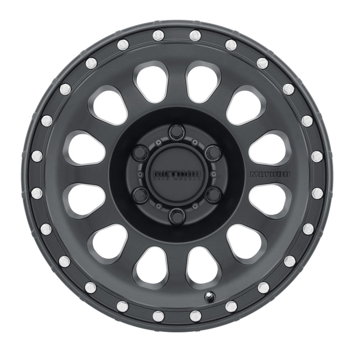 Method MR315 17x8.5 0mm Offset 6x5.5 106.25mm CB Matte Black Wheel