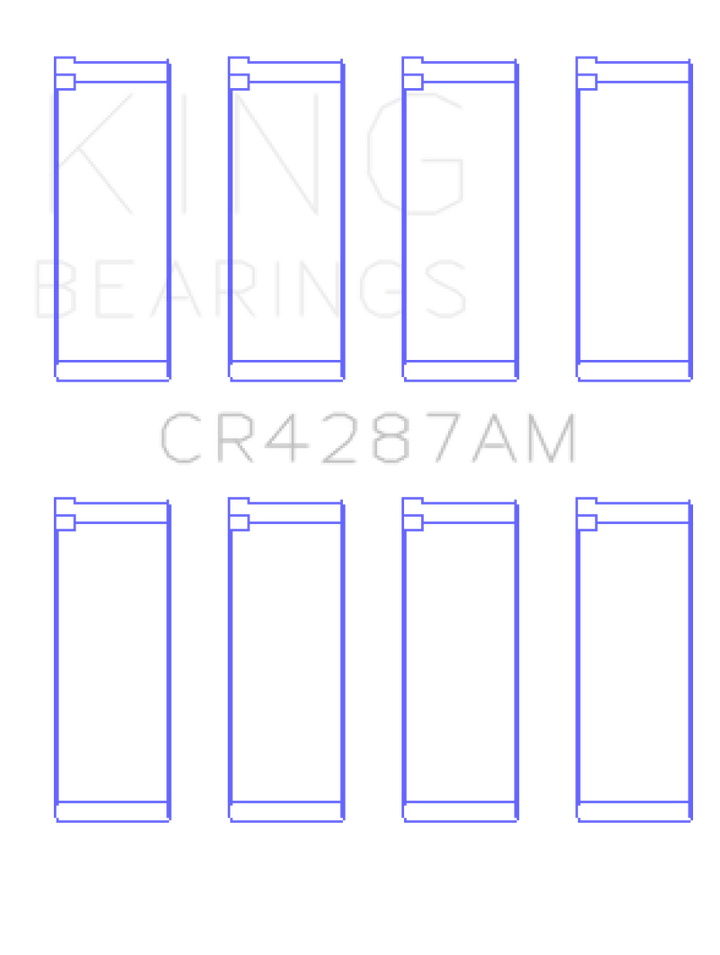 King Engine Bearings Acura B18C1/B18C5 L4 / Honda 110CI DOHC (Size +0.50) Rod Bearing Set