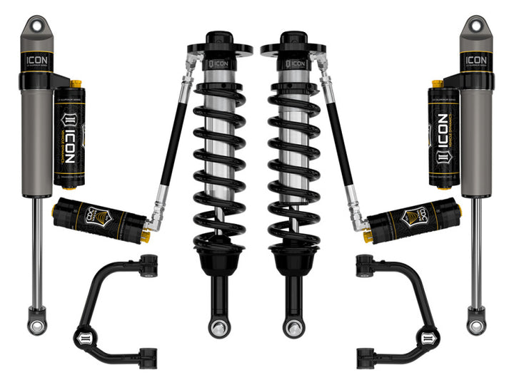 ICON 21-23 Ford F-150 4WD 2.75-3.5in Stage 4 Suspension System w/ Tubular UCA