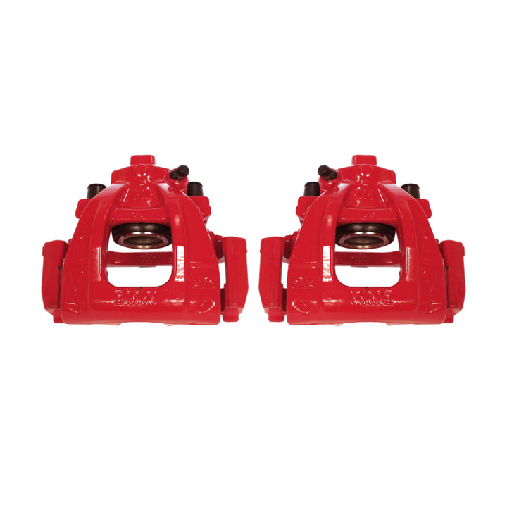 Power Stop 02-06 Mini Cooper Front Red Calipers w/Brackets - Pair