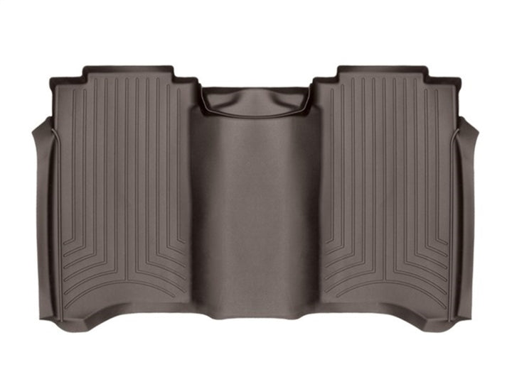 WeatherTech 2017+ Nissan Titan / Titan XD Rear FloorLiner - Cocoa (Crew Cab; Fits Both Vinyl/Carpet)