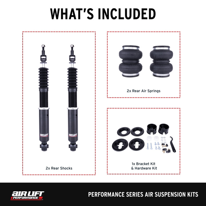 Air Lift Performance 15-20 Audi A3 / 15-24 Volkswagen GTI Air Suspension Rear Kit