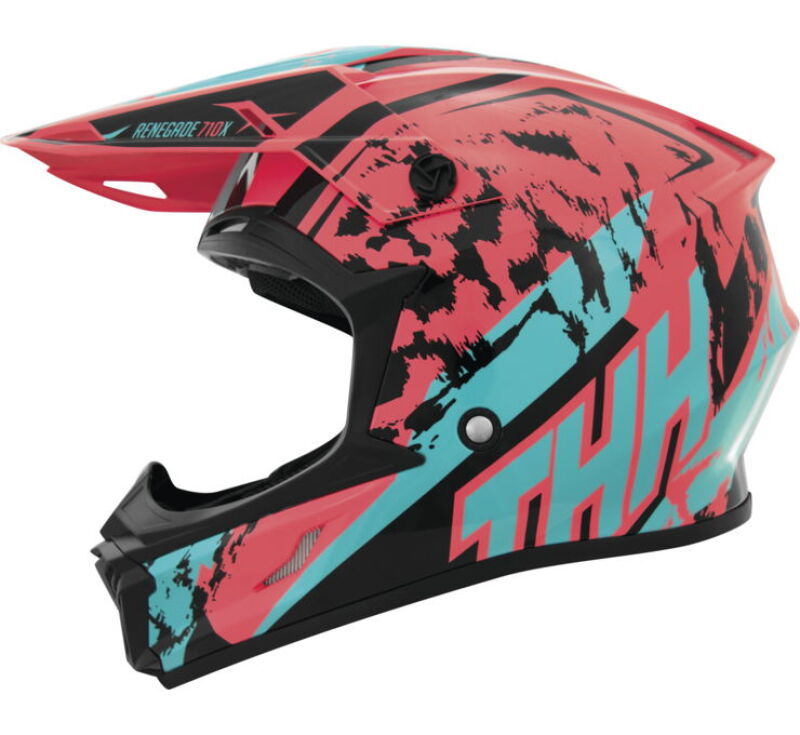 THH Helmets T710XR Renegade Coral/Bue - Small
