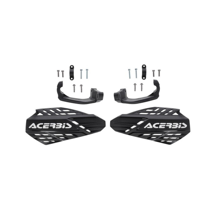 Acerbis Linear Vented Handguard - Black/White