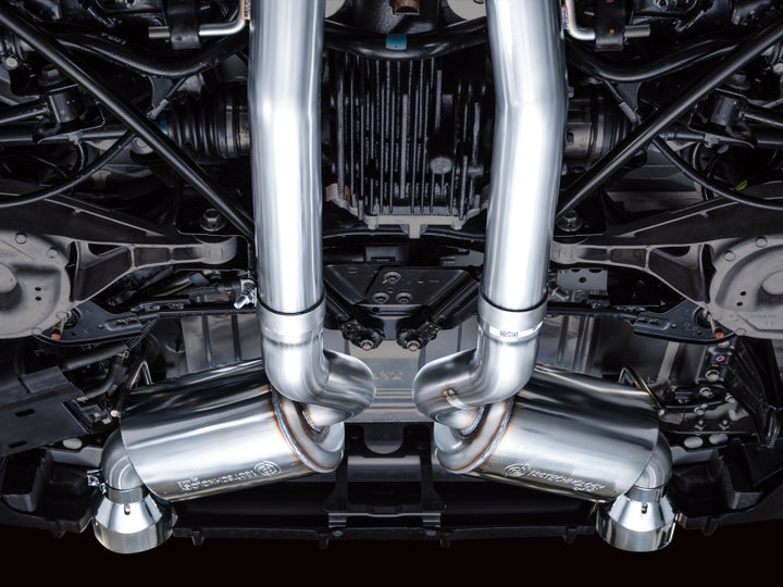AWE Tuning 2023 Nissan Z RZ34 RWD Touring Edition Cat-Back Exhaust System w/ Chrome Silver Tips