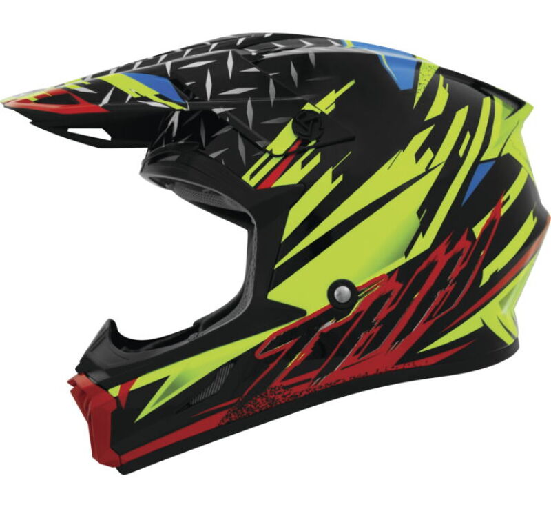 THH Helmets T710XR Assault Yellow/Red - XL