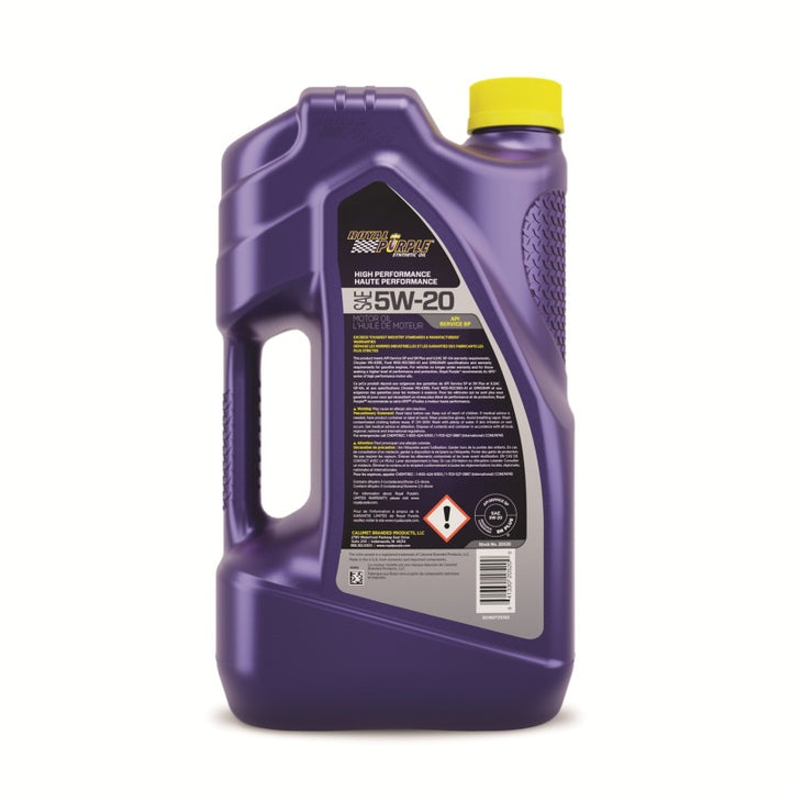Royal Purple Synthetic High Performance 5W20 Motor Oil (Canada) - 5 Quart