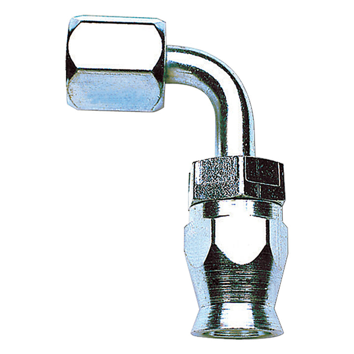 Russell Performance -10 AN Endura PowerFlex Power Steering 90 Degree Hose Ends