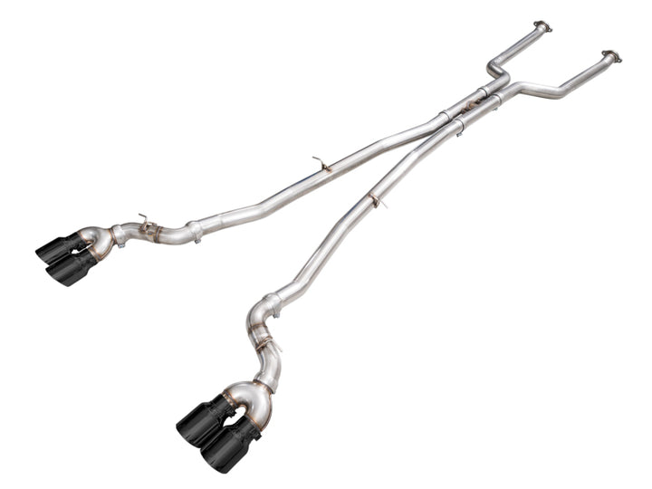 AWE Tuning BMW G90/G99 M5 Track Edition Cat-Back Exhaust - Diamond Black Tips