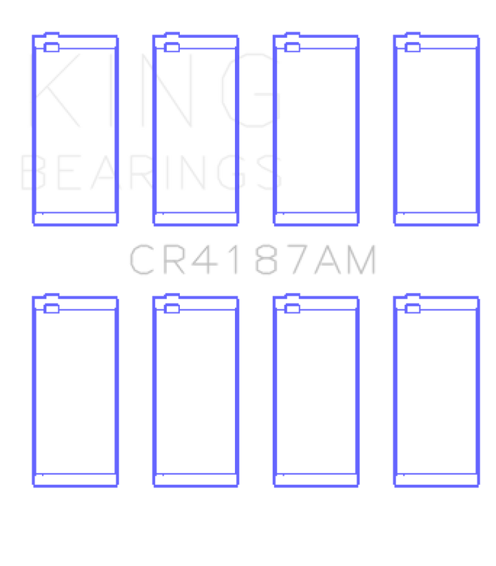 King Engine Bearings Toyota 2LT/3L AM-Series 4 Pairs Connecting Rod Bearing Set