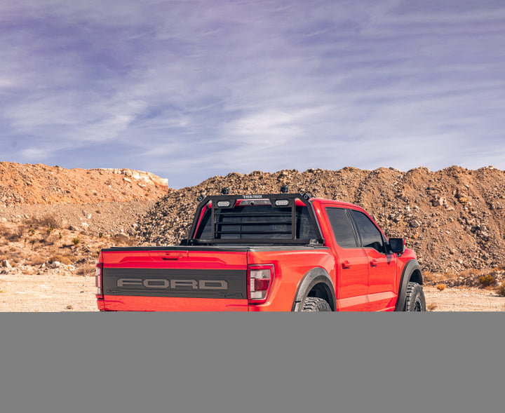 BackRack 99-24 Ford F-250/350/450 SuperDuty (17-24 Alum. Body) SRL Rack Lighted Frame ONLY Req. HW