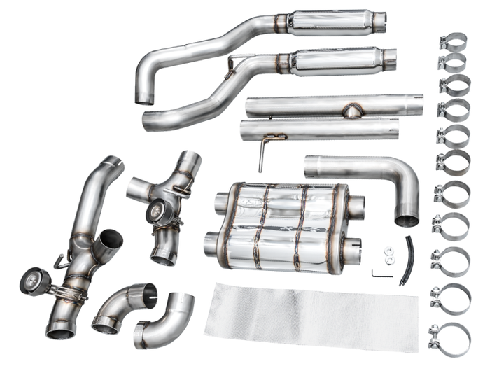 AWE Tuning 21+ Wrangler 392 Switchpath Cat-Back Exhaust- Quad BashGuards