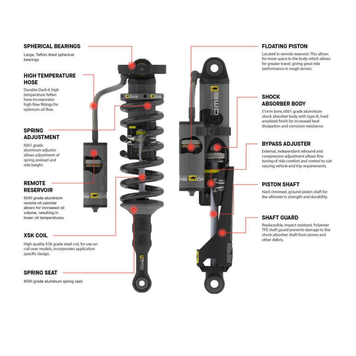 ARB OME Toyota LC Prado 250 Front Right Coilover