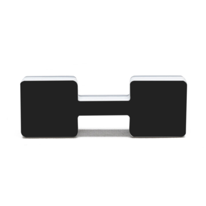 ORACLE Lighting Universal Illuminated LED Letter Badges - Matte Blk Surface Finish - H