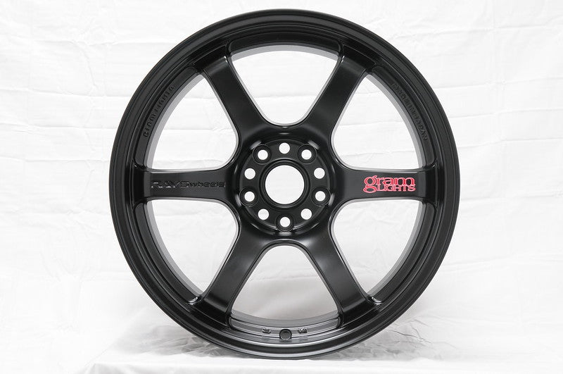 Gram Lights 57DR 19x8.5 +25 5x114.3 Semi Gloss Black Wheel