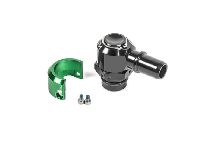 Radium Engineering v2 Quick Connect 19mm Male To 16mm SAE Male 90 Degree
