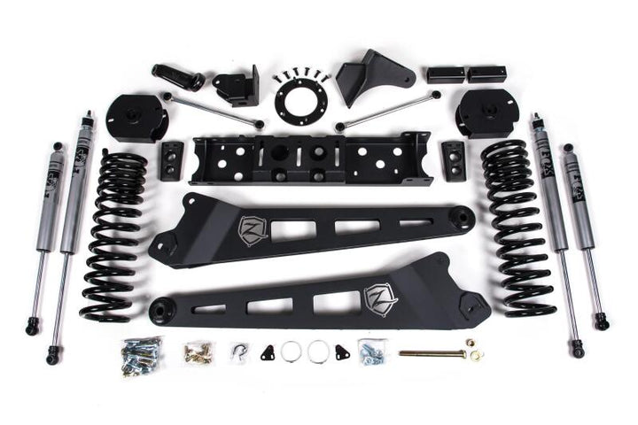 Zone Offroad 2019 Ram 2500 4.5in Radius Arm Diesel - 6-Bolt T-Case - Fox Shocks