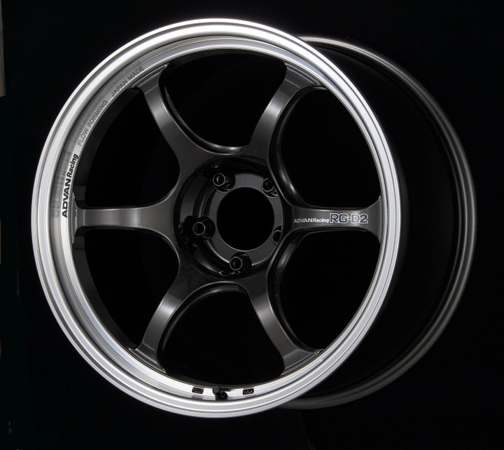 Advan RG-D2 18x8.5 +37 5x114.3 Machining and Black Gunmetallic Wheel