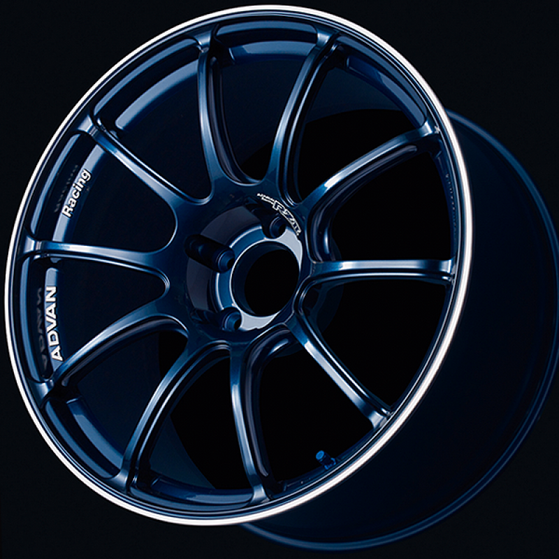 Advan RZII 16x8.0 / +38 Offset / 4x100 / 63mm Bore / Racing Indigo Blue and Ring