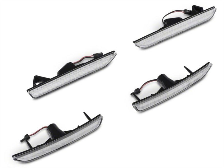 Raxiom 10-14 Ford Mustang Axial Series LED Side and Quarter Marker Lights- Clear