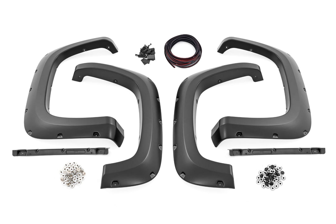 Pocket Fender Flares | G6M Dark Ash | Chevy Silverado 2500 HD/3500 HD (20-26)