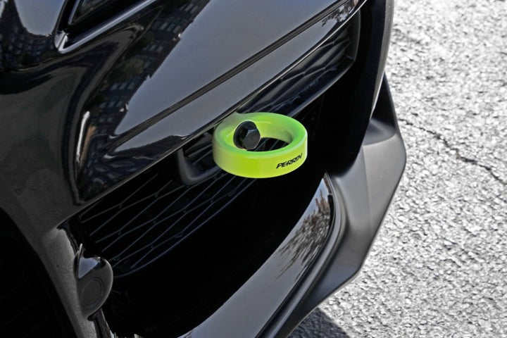 PERRIN 20-25 Toyota Supra Tow Hook Kit (Front) - Neon Yellow