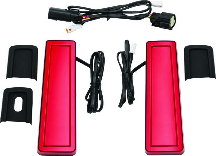 Kuryakyn Tracer Filler Panel Lights Red Lens