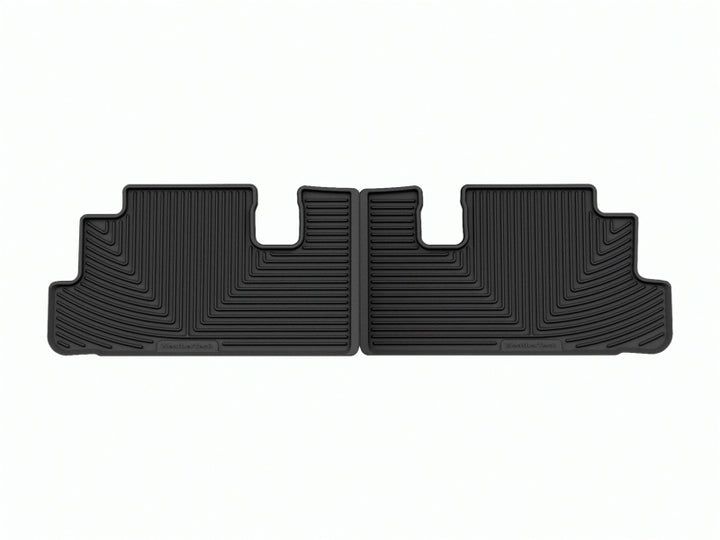 WeatherTech 22-23 Infiniti QX60 Rear Rubber Mats - Black