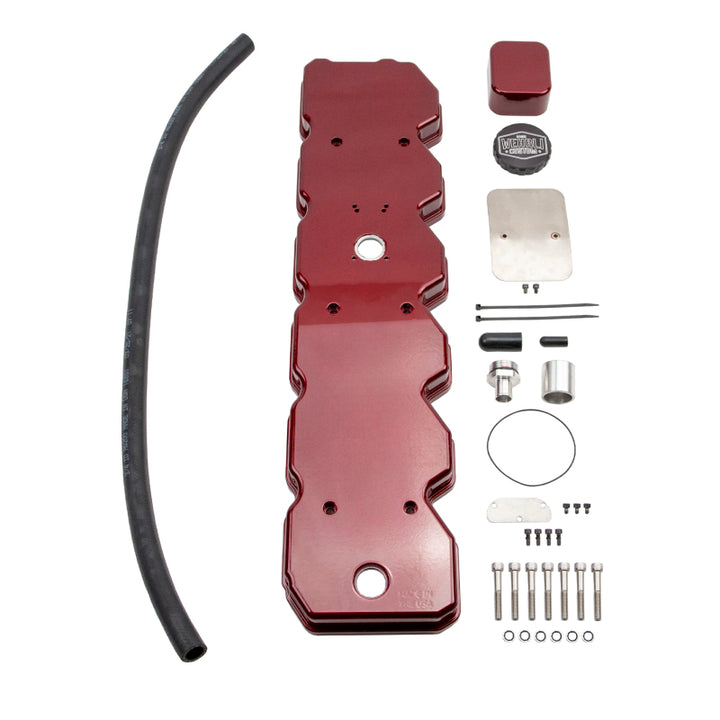 Wehrli 06-18 Cummins WCFab X D&J Precision Billet Valve Cover - Bronze Chrome