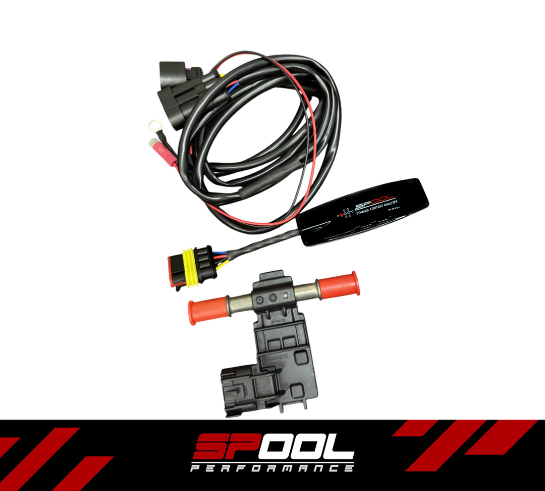Spool Performance wireless ethanol content analyzer for the McLaren 570S and 600LT