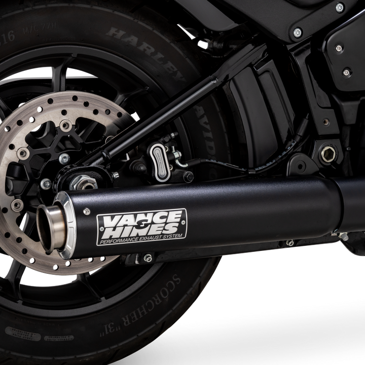 Vance & Hines 2025 Narrow Tire Softail Supersport Slip-On - Black