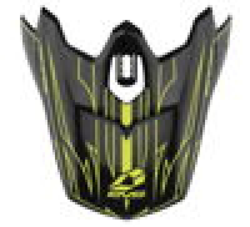 EVS T3 Pinner Visor - Black/ Hiviz Yellow
