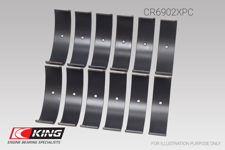 King Engine Bearings Nissan VQ35HR/VQ37VHR/VR30DTT (Size +.026) pMaxKote Rod Bearing Set