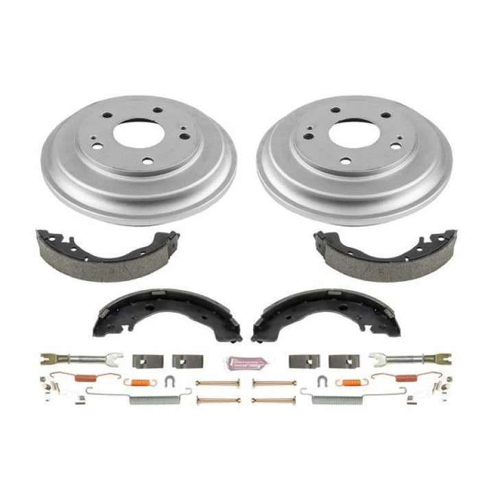 Power Stop 06-11 Honda Civic Coupe Rear Autospecialty Drum Kit