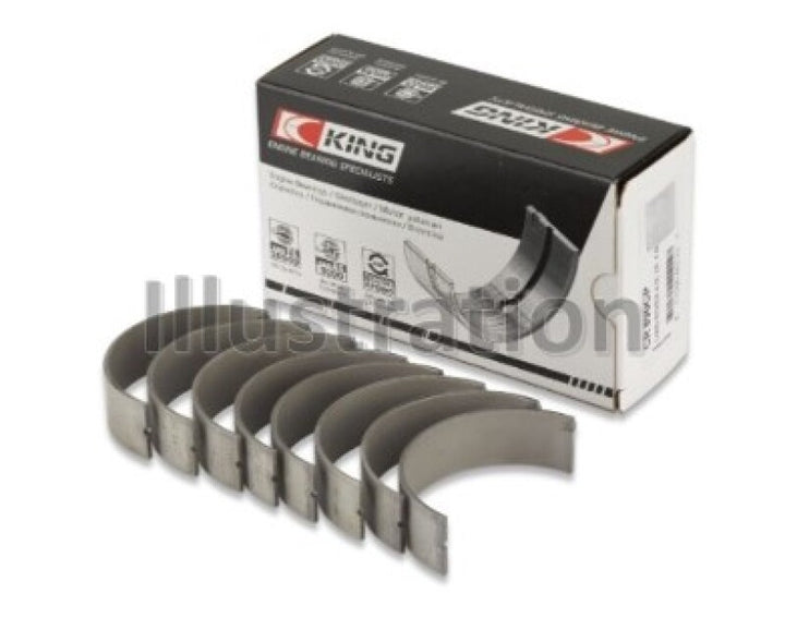 King Engine Bearings Honda 2006+ R16A/ R18A (Size 1.0) Coated Connecting Rod Bearing Set