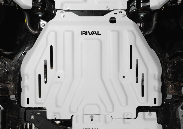 Rival 24-26 Tacoma 4Runner GX550 Tundra (all i-Force) Aluminum Transmission Cat Converter Skid Plate