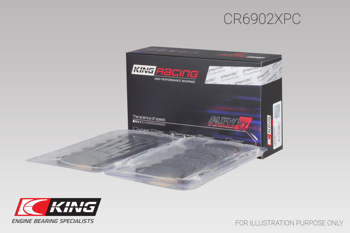King Engine Bearings Nissan VQ35HR/VQ37VHR/VR30DTT pMaxKote Rod Bearing Set - Size STDX
