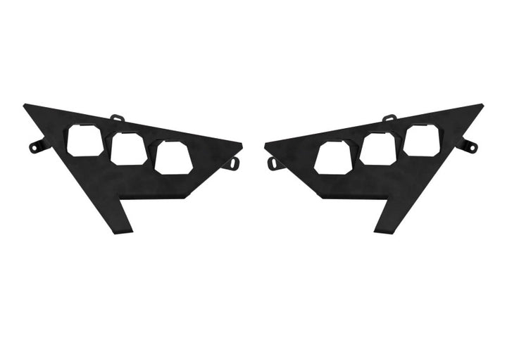 Diode Dynamics 20-Present Polaris RZR C1 Headlight Mounting Bracket Kit (Pair)